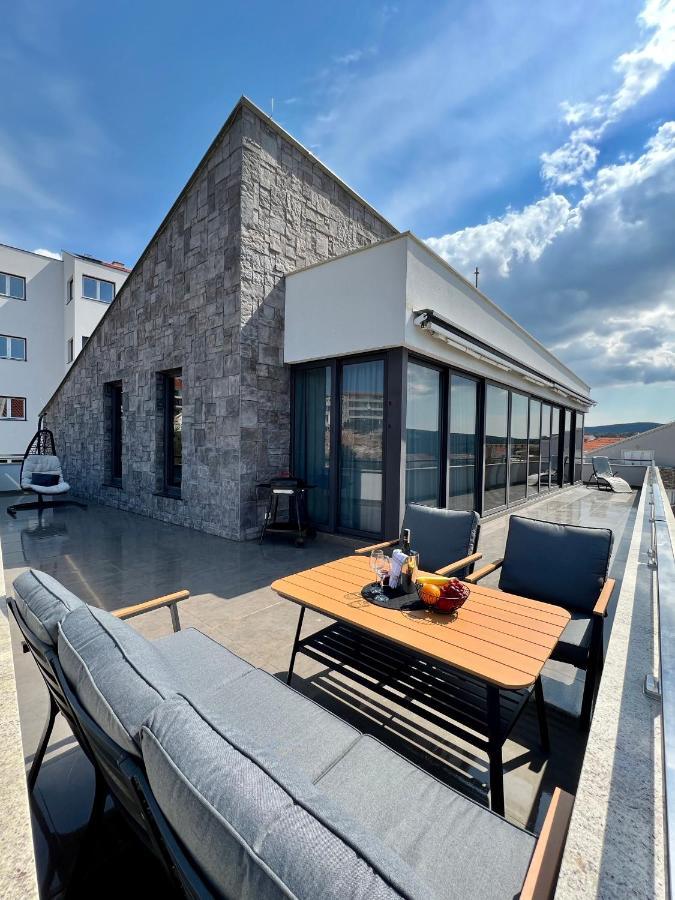 Luxury Laurus Penthouse With Awesome Sea View Apartman Primošten Kültér fotó